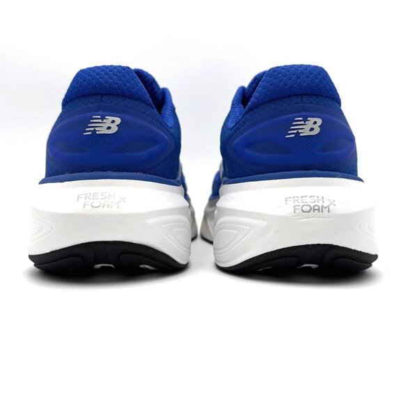 New Balance Men\'s Fresh Foam X More v6 Running Shoe Blue Silver MMORLE6 main image 7
